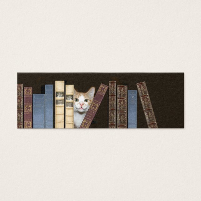 Marcador de gatos y libros (Frente)