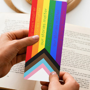 Marcador de la bandera arcoiris de la intersección