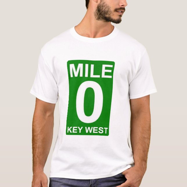 Marcador de la milla 0 camiseta oeste (Anverso)