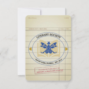 Marcador de la sociedad literaria