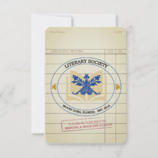 Marcador de la sociedad literaria