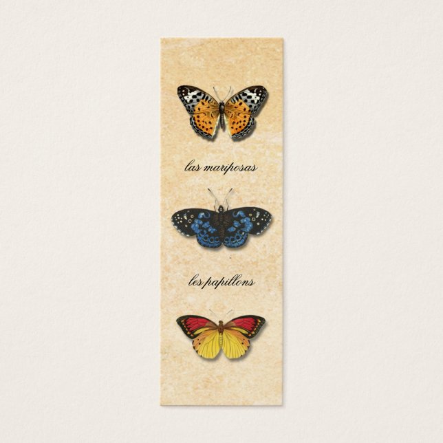 Marcador de Les Papillons (Frente)