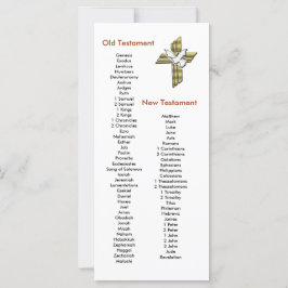 Marcador de libro de la biblia en los libros de ma