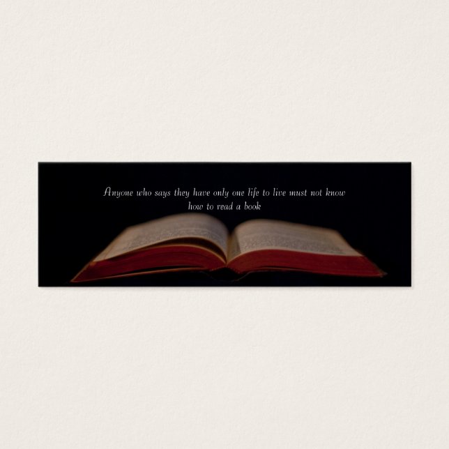 Marcador de Life through Books (Frente)