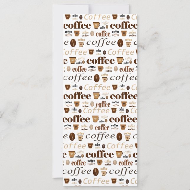 Marcador de los amantes del café (Anverso)