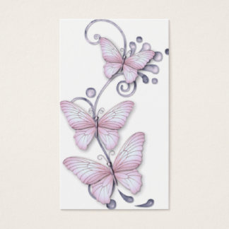 Marcador de mariposas en flor