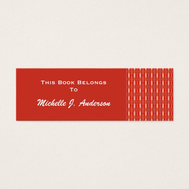 marcador de patrón rojo (Frente)