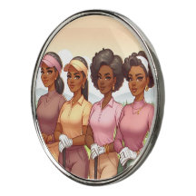 Marcador de pelota de golf para mujeres negras