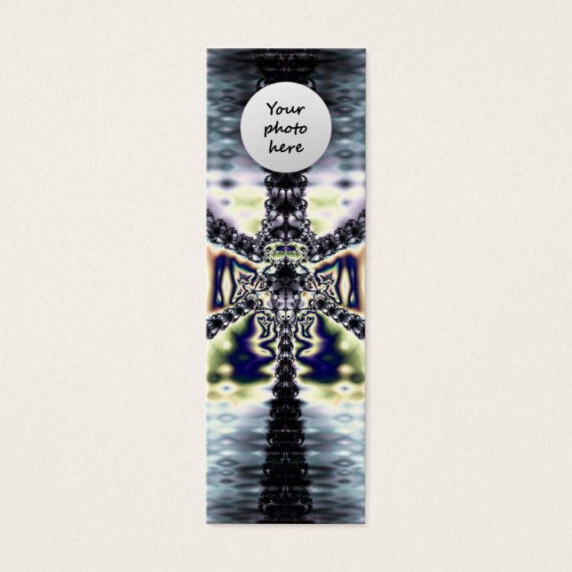 Marcador de Personalizado de espacio púrpura (Frente)