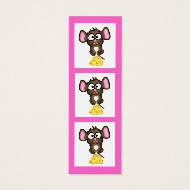 Marcador de ratón y queso (Frente)