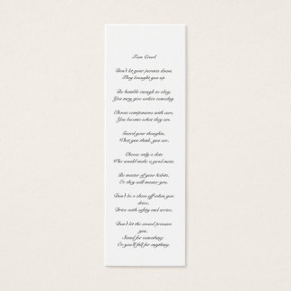 Marcador de Teen Creed