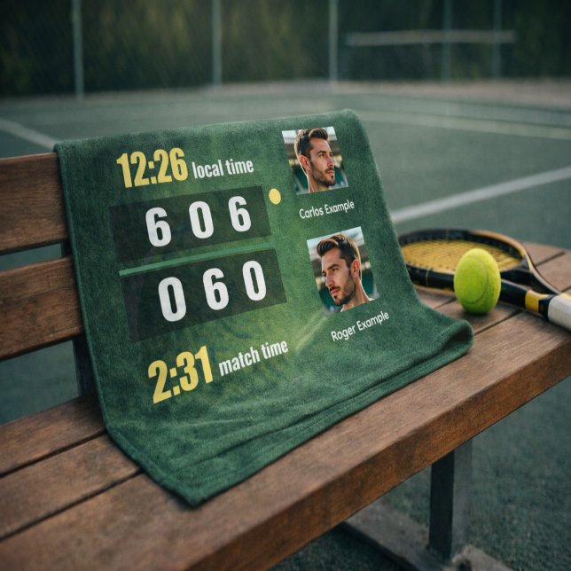 Marcador de tenis personalizado Resultado del part (Subido por el creador)