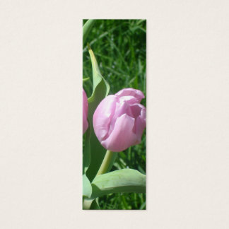 Marcador de tulipanes rosados