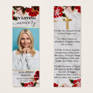 Marcador del funeral floral de la Moda moderna