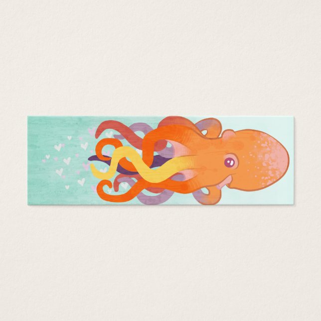 Marcador del pulpo de amor (Frente)