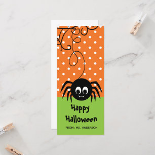 Marcador Green Naranja Spider Halloween