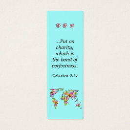 Marcador Inspirador floral único