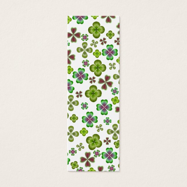 Marcador irlandés Clover Shamrock (Frente)