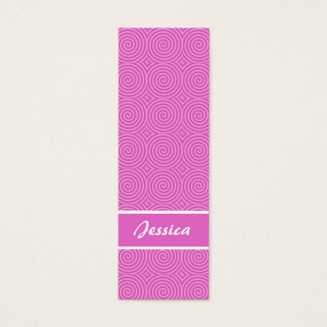 Marcador Lollypop rosa (Frente)