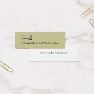 Marcador - Los genealogistas lo hacen por...