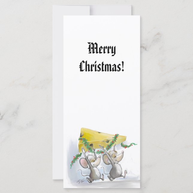 Marcador Merry Mice Mic & Mac Holiday (Anverso)