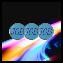 Azul morado monogramado o elegir tu propio color