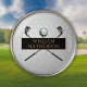Marcador Para Pelotas De Golf Clásico de bolas de oro y de golf negro personaliz (Subido por el creador)