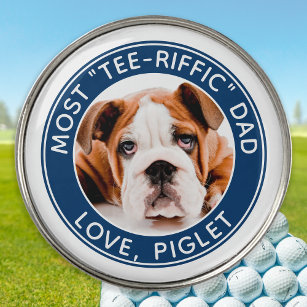 Marcador Para Pelotas De Golf Foto de perro Mascota de golf personalizada por el