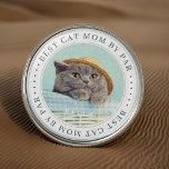 Marcador Para Pelotas De Golf Mejor Madre Gata Por Par Classic Fotografía Simple<br><div class="desc">Este diseño simple y clásico está compuesto por tipografía de la síspera y agrega una foto personalizado. El "Mejor Gato Mamá Por Par" rodea el marco.</div>