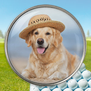 Marcador Para Pelotas De Golf Personalizado Mascota Foto de perro Moderna person