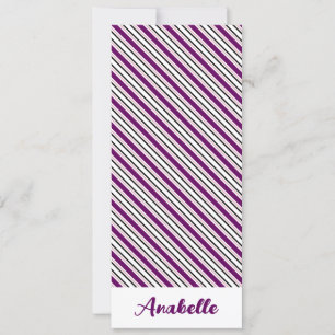 Marcador personalizado de bandas moradas