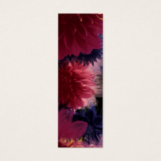 Marcador Personalizado de flores de color oscuro
