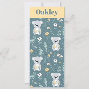 Marcador personalizado de los osos de Koala
