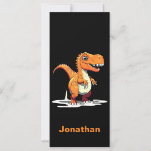 Marcador rex de dinosaurios personalizado