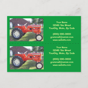 Marcador Tractor / Tarjetas de visita - Personaliz