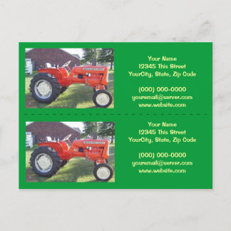 Marcador Tractor / Tarjetas de visita - Personaliz