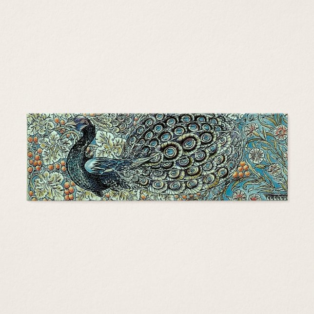 Marcador: William Morris Peacock (Frente)
