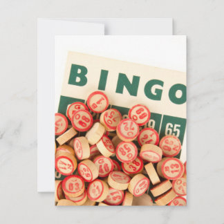 Marcadores de bingo y tarjeta de puntuación