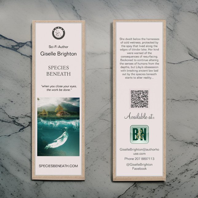 Marcadores de material promocional del autor del l (Subido por el creador)