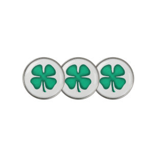 Marcadores de pelota de golf Lucky 4 Leaf Irish Cl