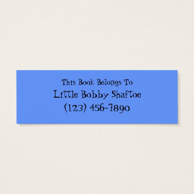 Marcadores de personalizable (Atrás)