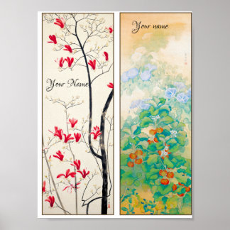Marcadores personalizados del modelo de arte japon