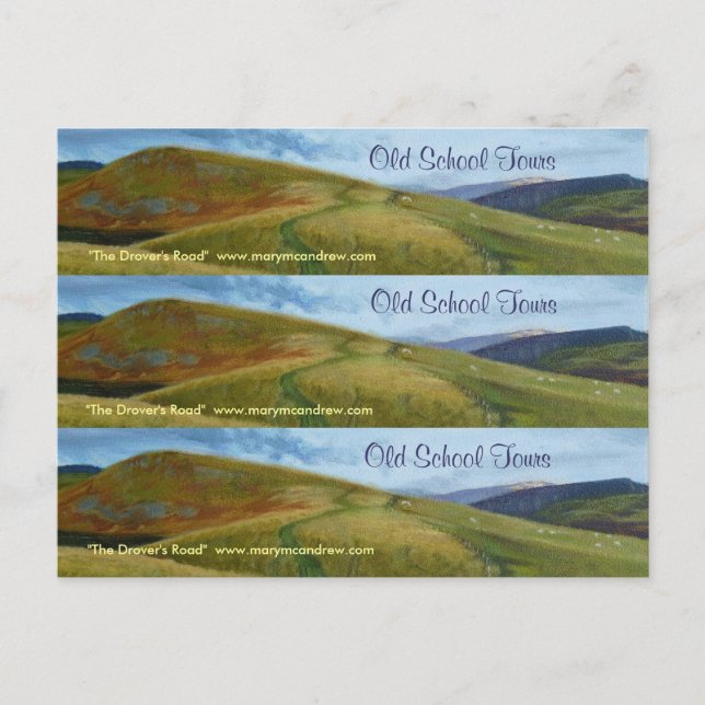 Marcadores / tarjetas de visita Tarjeta postal hor (Anverso)