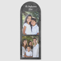 Marcapáginas con 5 fotos personalizadas a 2 caras
