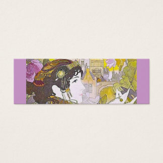 Marcapáginas de mujer Art Nouveau