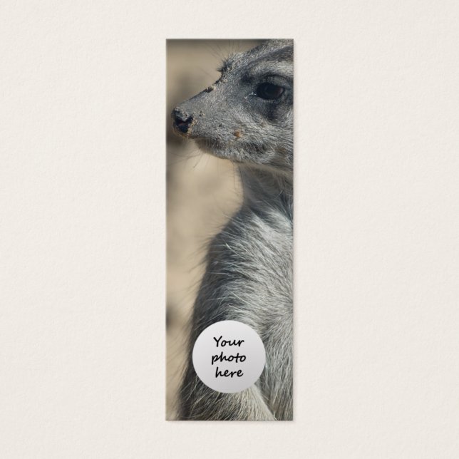 Marcapáginas Personalizado de Suricata Divertido (Frente)