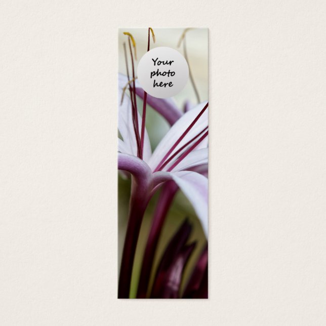 Marcapáginas personalizado Lily (Frente)