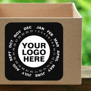 Marcar la fecha - Pegatinas del calendario con log