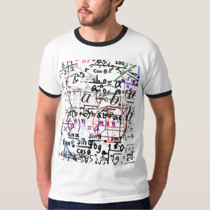 Marcas blancas de camiseta con patrones y pinumber