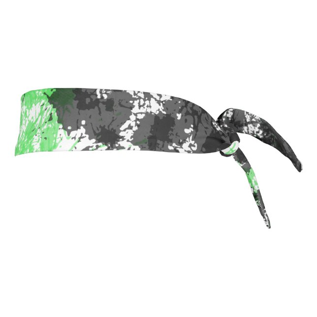 Marcas de cabeza de pintura verde negro (Girar 90)
